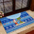 Fiji Christmas Rubber Doormat Santa Claus Surf Marau Na Kerisimasi LT05 - Polynesian Pride