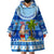 Personalized Fiji Christmas Wearable Blanket Hoodie Santa Claus Surf Marau Na Kerisimasi LT05 - Polynesian Pride