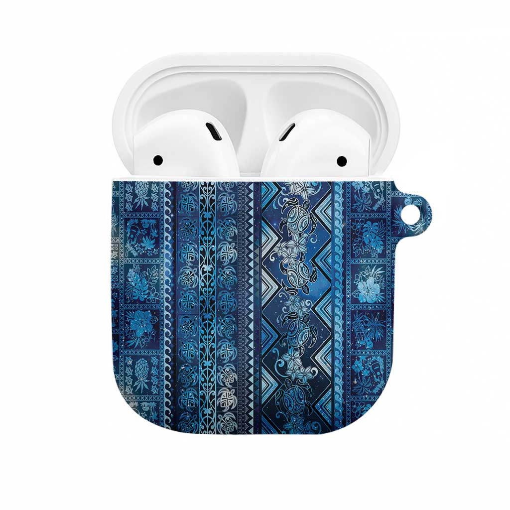 Hawaii Makahiki Turtle AirPods Case Galaxy Tapa Pattern LT05 Galaxy - Polynesian Pride