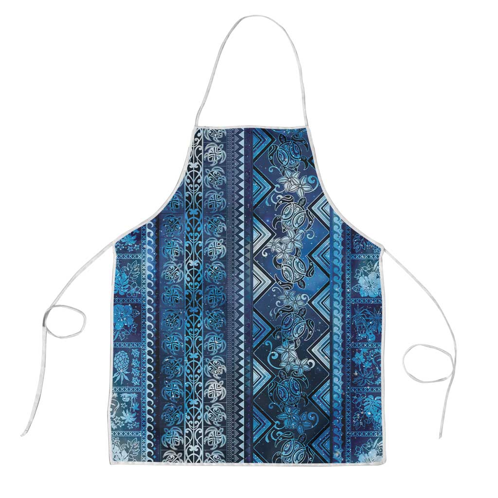 Hawaii Makahiki Turtle Apron Galaxy Tapa Pattern LT05 Galaxy - Polynesian Pride