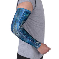 Hawaii Makahiki Turtle Arm Sleeves Galaxy Tapa Pattern - Polynesian Pride