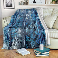 Hawaii Makahiki Turtle Blanket Galaxy Tapa Pattern - Polynesian Pride