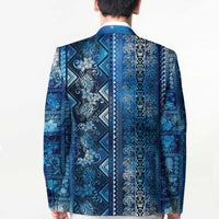 Hawaii Makahiki Turtle Blazer Galaxy Tapa Pattern - Polynesian Pride