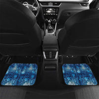 Hawaii Makahiki Turtle Car Mats Galaxy Tapa Pattern - Polynesian Pride