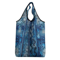 Hawaii Makahiki Turtle Grocery Bag Galaxy Tapa Pattern - Polynesian Pride
