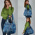 Hawaii Makahiki Turtle Grocery Bag Galaxy Tapa Pattern - Polynesian Pride