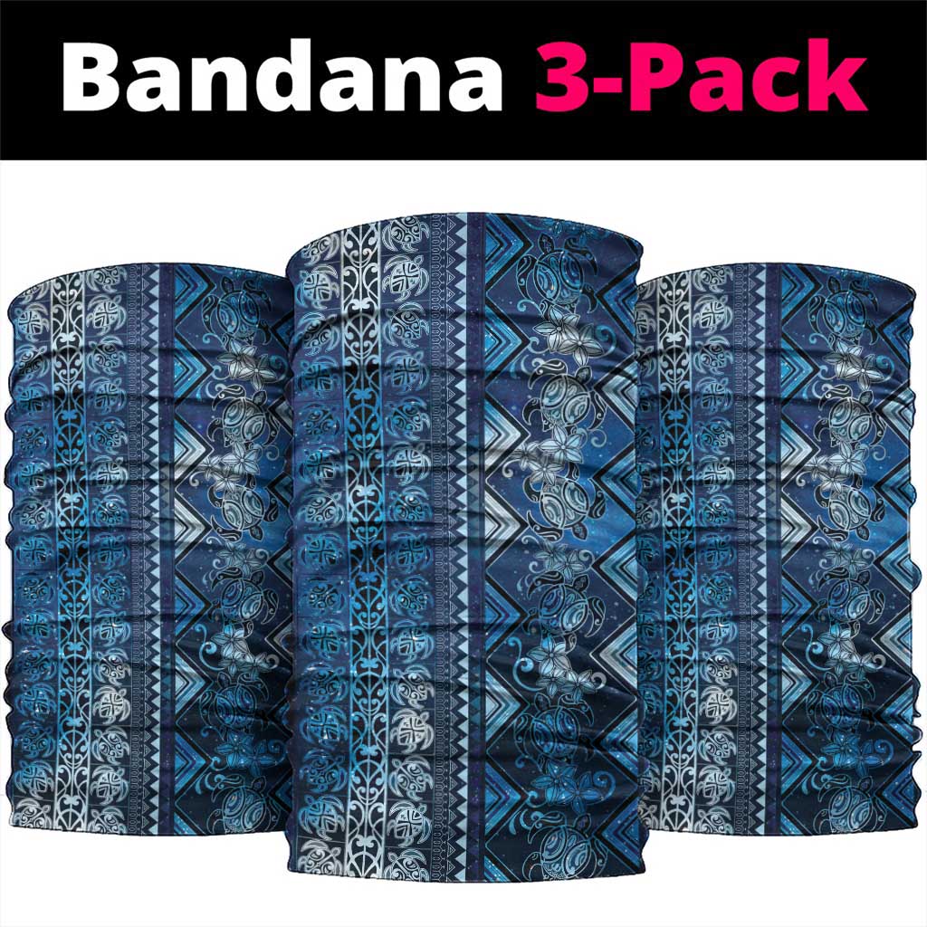 Hawaii Makahiki Turtle Neck Gaiter Galaxy Tapa Pattern - Polynesian Pride