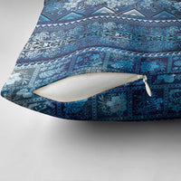 Hawaii Makahiki Turtle Pillow Cover Galaxy Tapa Pattern - Polynesian Pride