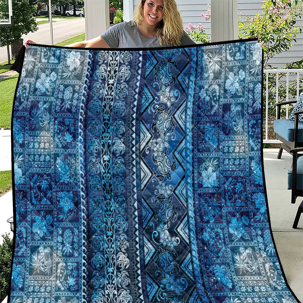 Hawaii Makahiki Turtle Quilt Galaxy Tapa Pattern LT05 Galaxy - Polynesian Pride