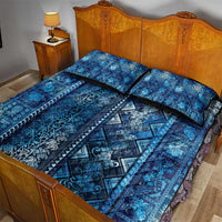 Hawaii Makahiki Turtle Quilt Bed Set Galaxy Tapa Pattern - Polynesian Pride