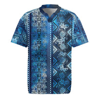 Hawaii Makahiki Turtle Rugby Jersey Galaxy Tapa Pattern - Polynesian Pride
