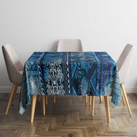 Hawaii Makahiki Turtle Tablecloth Galaxy Tapa Pattern - Polynesian Pride