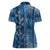 Hawaii Makahiki Turtle Women Polo Shirt Galaxy Tapa Pattern - Polynesian Pride