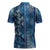 Hawaii Makahiki Turtle Zipper Polo Shirt Galaxy Tapa Pattern - Polynesian Pride