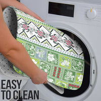 Hawaii Makahiki Turtle Bathroom Set Green Tapa Pattern - Polynesian Pride