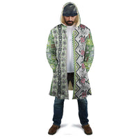 Hawaii Makahiki Turtle Cloak Green Tapa Pattern - Polynesian Pride