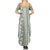 Hawaii Makahiki Turtle Family Matching Summer Maxi Dress and Hawaiian Shirt Green Tapa Pattern - Polynesian Pride