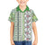 Hawaii Makahiki Turtle Family Matching Summer Maxi Dress and Hawaiian Shirt Green Tapa Pattern - Polynesian Pride