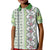 Hawaii Makahiki Turtle Kid Polo Shirt Green Tapa Pattern - Polynesian Pride