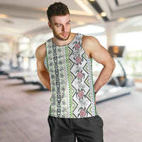 Hawaii Makahiki Turtle Men Tank Top Green Tapa Pattern LT05 Green - Polynesian Pride