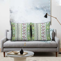 Hawaii Makahiki Turtle Pillow Cover Green Tapa Pattern - Polynesian Pride