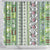 Hawaii Makahiki Turtle Shower Curtain Green Tapa Pattern - Polynesian Pride