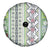 Hawaii Makahiki Turtle Spare Tire Cover Green Tapa Pattern - Polynesian Pride