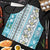 Hawaii Makahiki Turtle Apron Blue Tapa Pattern - Polynesian Pride