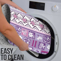 Hawaii Makahiki Turtle Bathroom Set Violet Tapa Pattern - Polynesian Pride