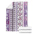 Hawaii Makahiki Turtle Blanket Violet Tapa Pattern - Polynesian Pride