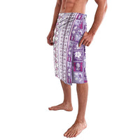 Hawaii Makahiki Turtle Lavalava Violet Tapa Pattern - Polynesian Pride