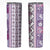 Hawaii Makahiki Turtle Skinny Tumbler Violet Tapa Pattern - Polynesian Pride