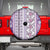 Hawaii Makahiki Turtle Spare Tire Cover Violet Tapa Pattern - Polynesian Pride