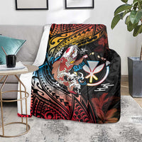 Hawaii And Japan Blanket Koi Fish With Kanaka Maoli