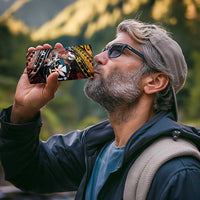 Hawaii And Japan 4 in 1 Can Cooler Tumbler Koi Fish With Kanaka Maoli