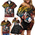 Hawaii And Japan Family Matching Off Shoulder Short Dress and Hawaiian Shirt Koi Fish With Kanaka Maoli