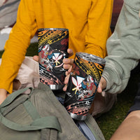 Hawaii And Japan Tumbler Cup Koi Fish With Kanaka Maoli