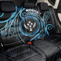 Kosrae Constitution Day Back Car Seat Cover Ocean Floral Pattern