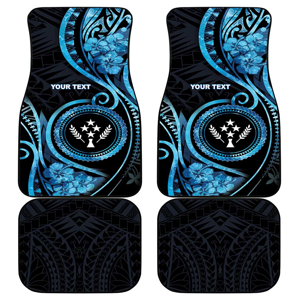 Kosrae Constitution Day Car Mats Ocean Floral Pattern LT05 - Polynesian Pride