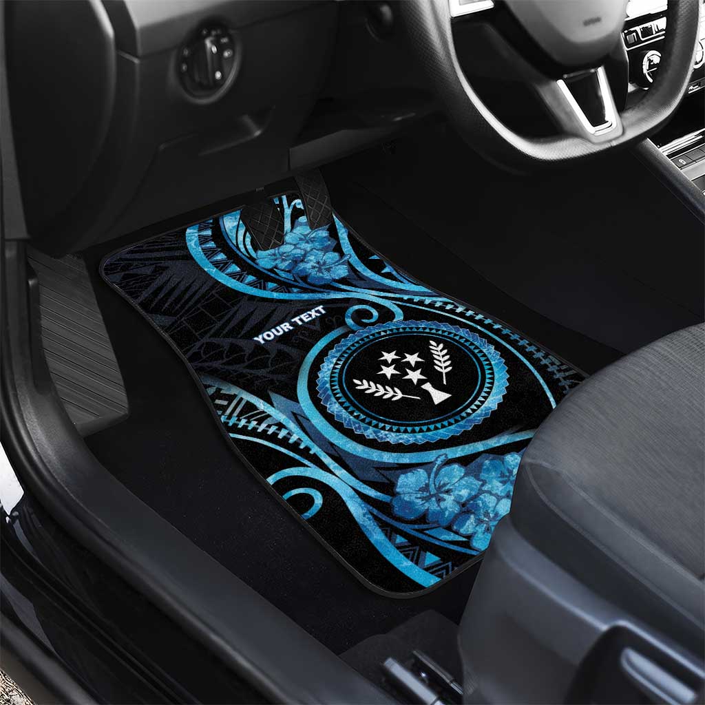 Kosrae Constitution Day Car Mats Ocean Floral Pattern LT05 - Polynesian Pride