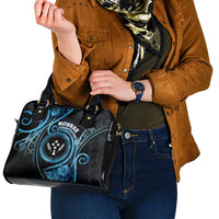 Kosrae Constitution Day Shoulder Handbag Ocean Floral Pattern LT05 - Polynesian Pride