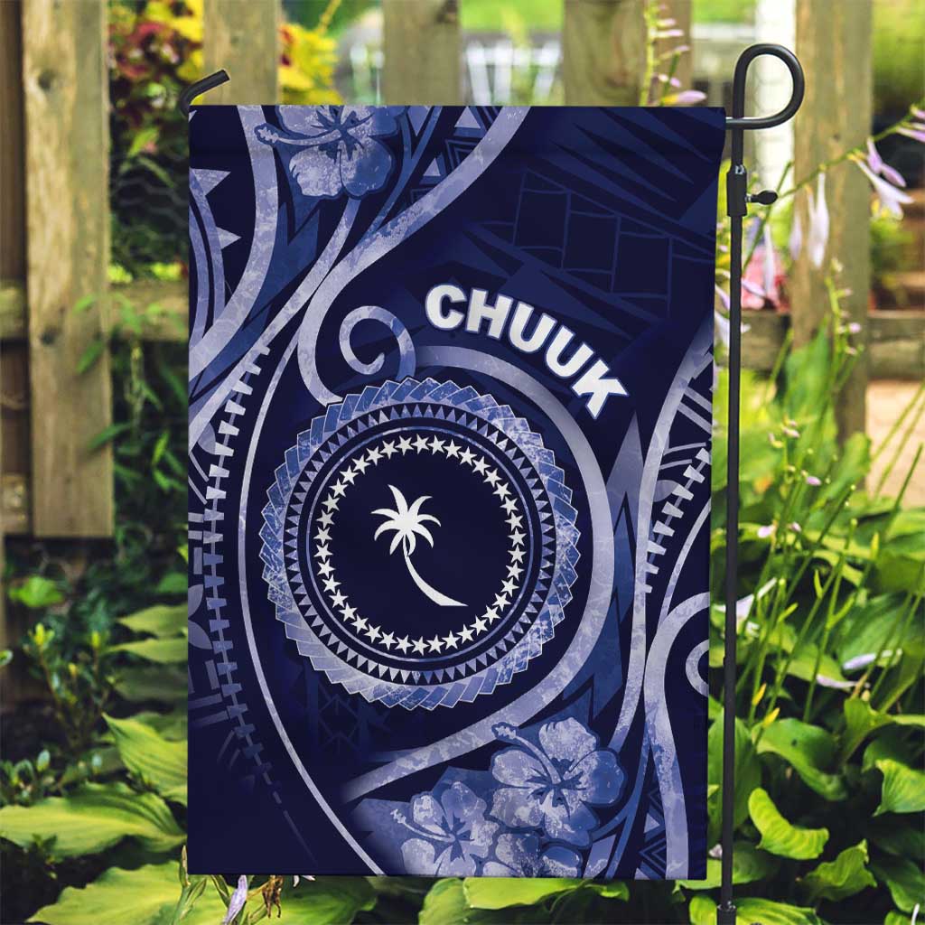 FSM Chuuk Garden Flag Ocean Floral Pattern