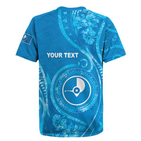 Personalised FSM Yap Rugby Jersey Ocean Floral Pattern
