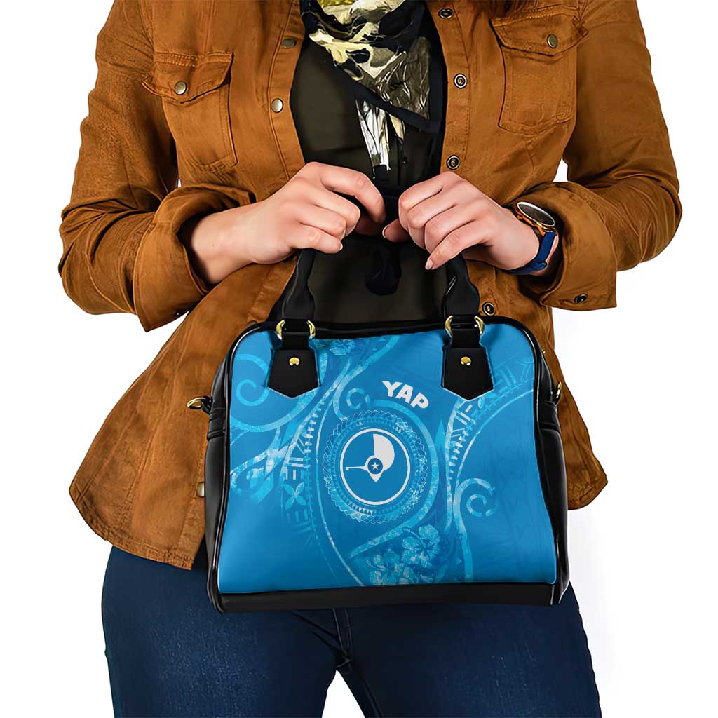 FSM Yap Shoulder Handbag Ocean Floral Pattern LT05 - Polynesian Pride