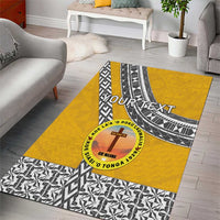 Personalised Anastasis College Area Rug Tonga Unique Style - Polynesian Pride