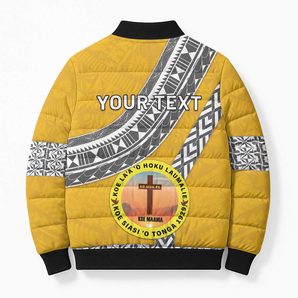 Personalised Anastasis College Bomber Puffer Jacket Tonga Unique Style - Polynesian Pride