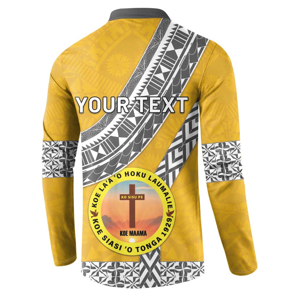 Personalised Anastasis College Button Sweatshirt Tonga Unique Style - Polynesian Pride