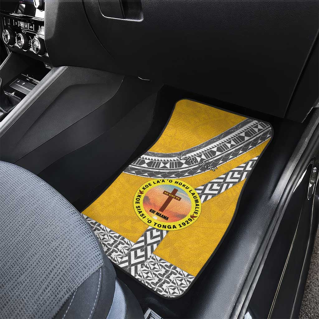 Personalised Anastasis College Car Mats Tonga Unique Style - Polynesian Pride