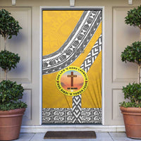 Personalised Anastasis College Door Cover Tonga Unique Style - Polynesian Pride