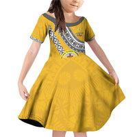 Personalised Anastasis College Family Matching Off Shoulder Short Dress and Hawaiian Shirt Tonga Unique Style - Polynesian Pride